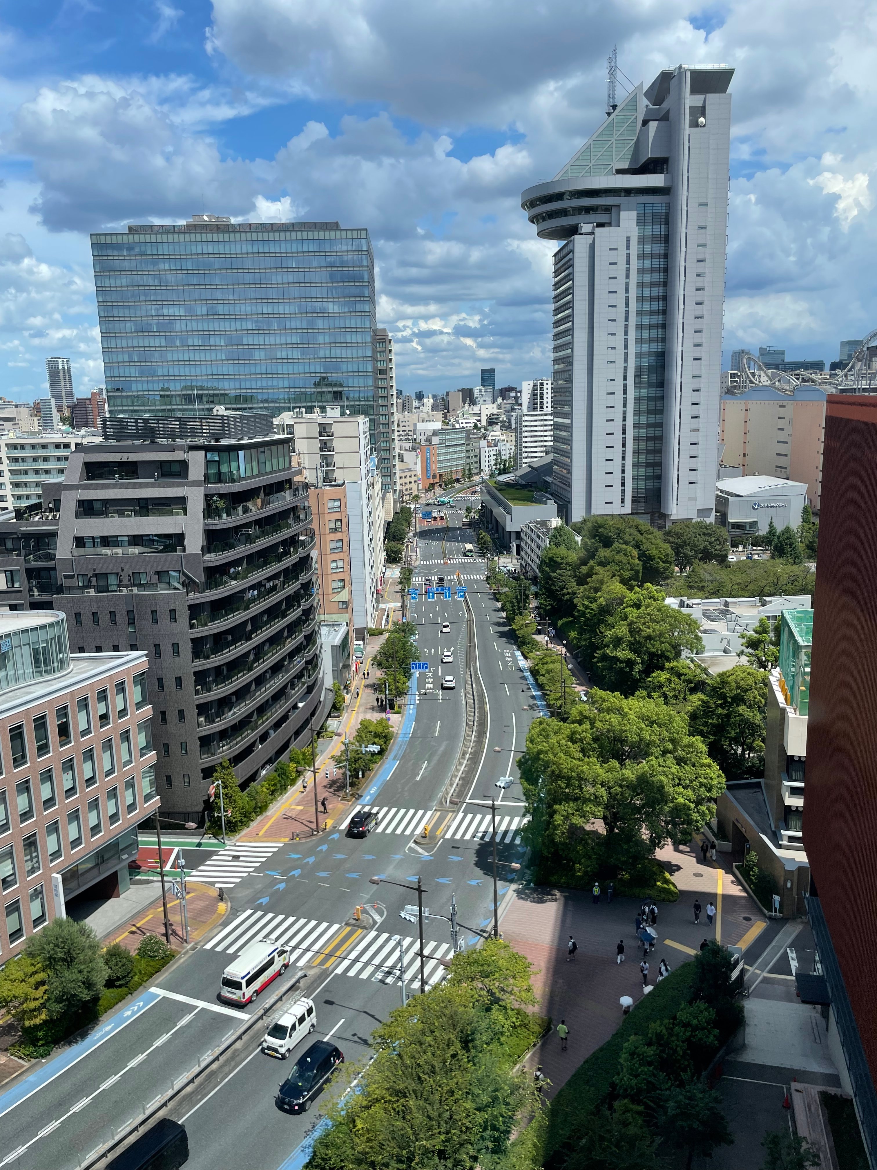 人間総合理工学科の研究室がある２号館９階からの眺めです✨