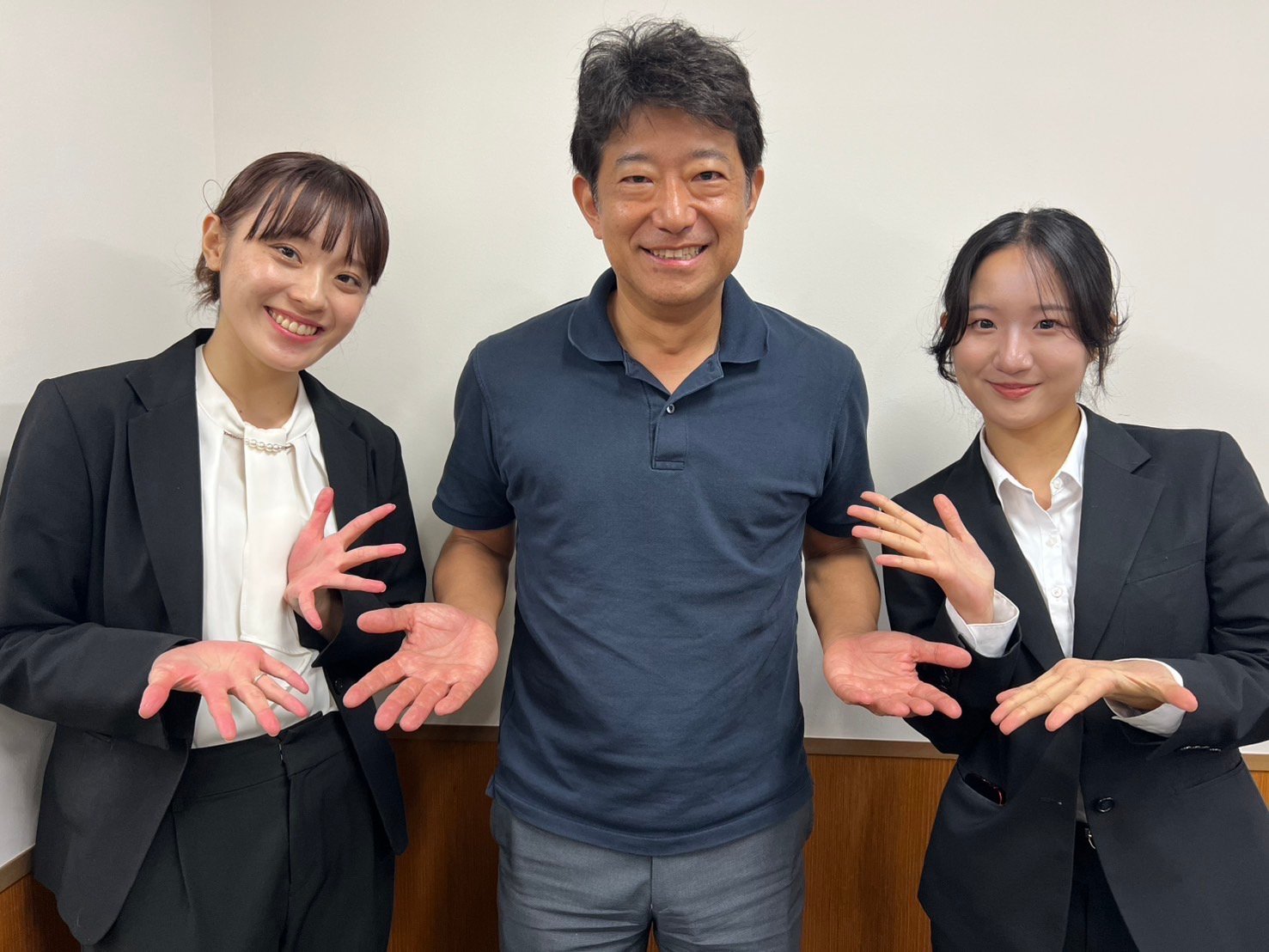 小野講師と担当TA